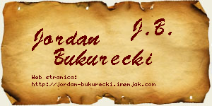 Jordan Bukurecki vizit kartica